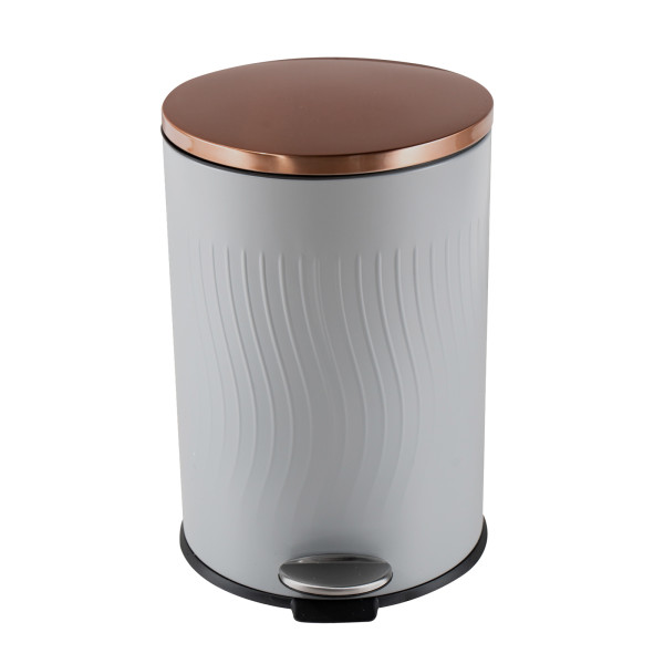 Treteimer Jannik 20L Grau/Kupfer