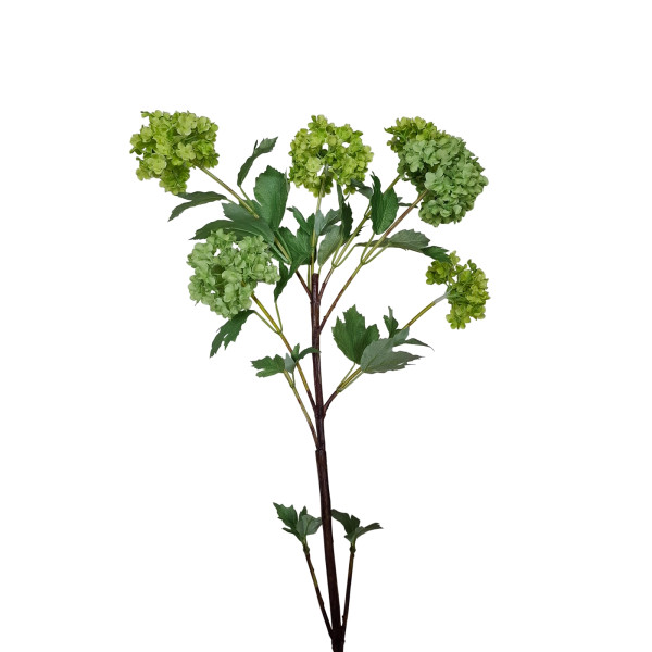 Hortensie Flora05, gelb, Kunstpflanze