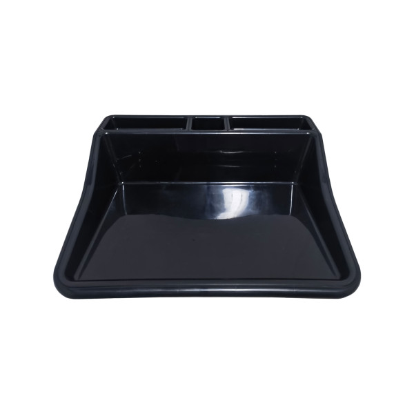 Umtopf-Unterlage/Pflanztisch Nessa, schwarz