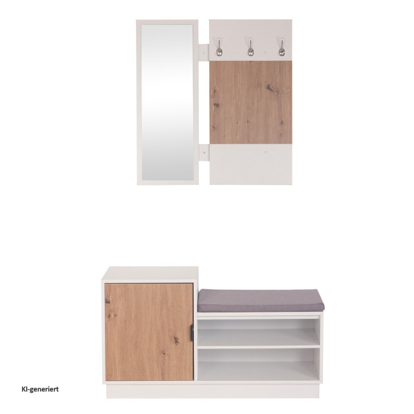 Garderobe Dana2 Weiß