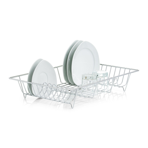 Tellerabtropfständer, Metall verchromt