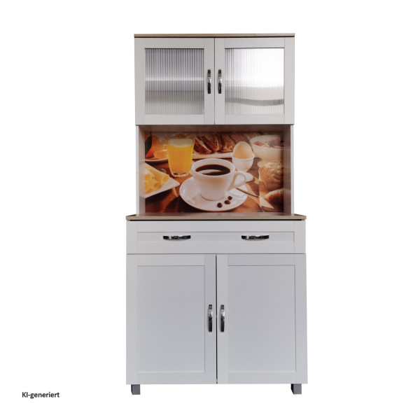 Küchenschrank Blanca Bistro weiß