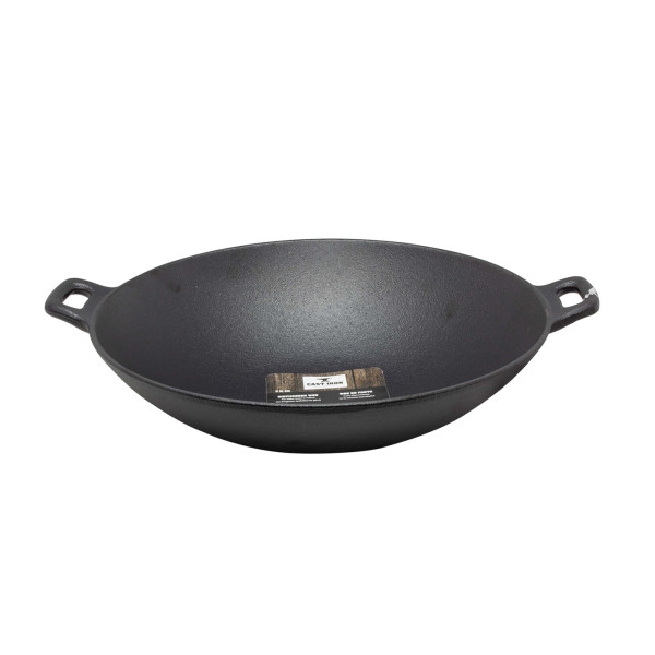 neuetischkultur 31 cm Wok Gusseisen