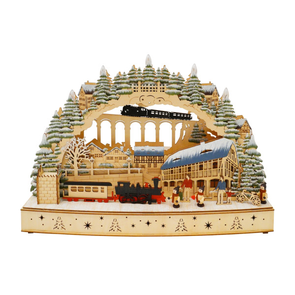 Schwibbogen Eisenbahn Viadukt