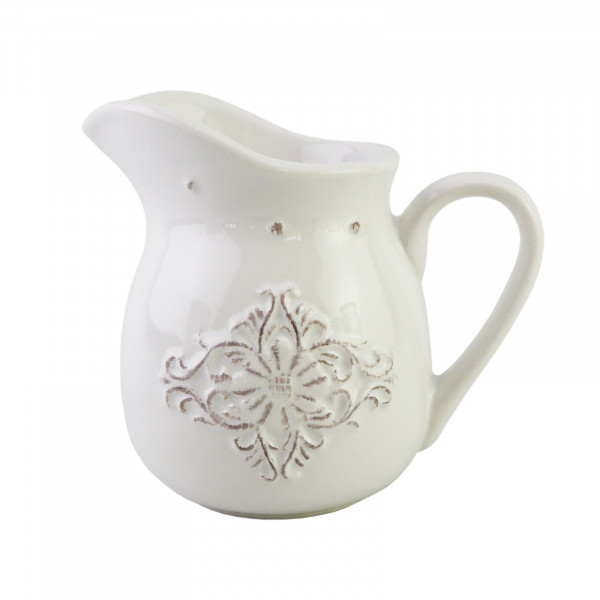 neuetischkultur Bessie Milchkännchen Keramik weiß
