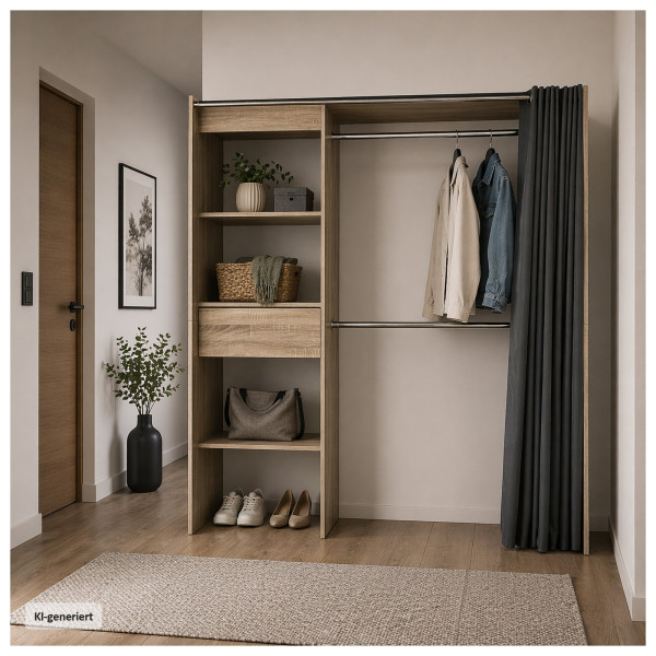 Offene Garderobe Thekla sonoma