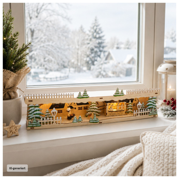 Schwibbogenbank Weihnachtsbäckerei