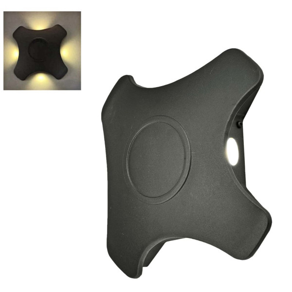 Wandleuchte, schwarz