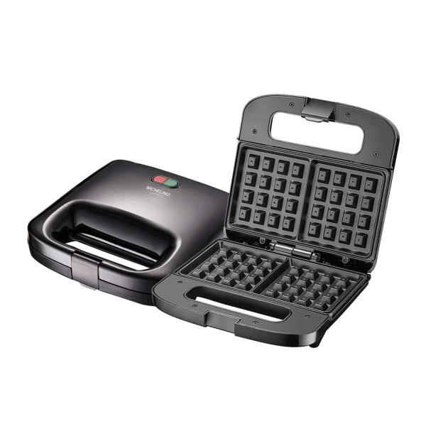 Waffeleisen 2er eckig 750W schwarz