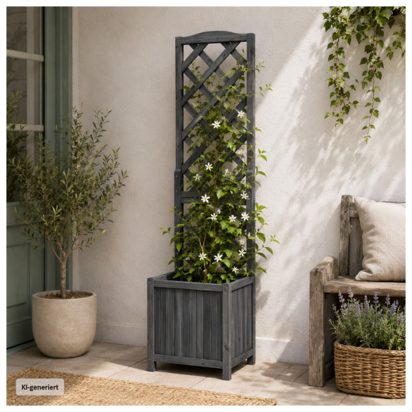 Blumenkasten Heidi 1 Small Grau