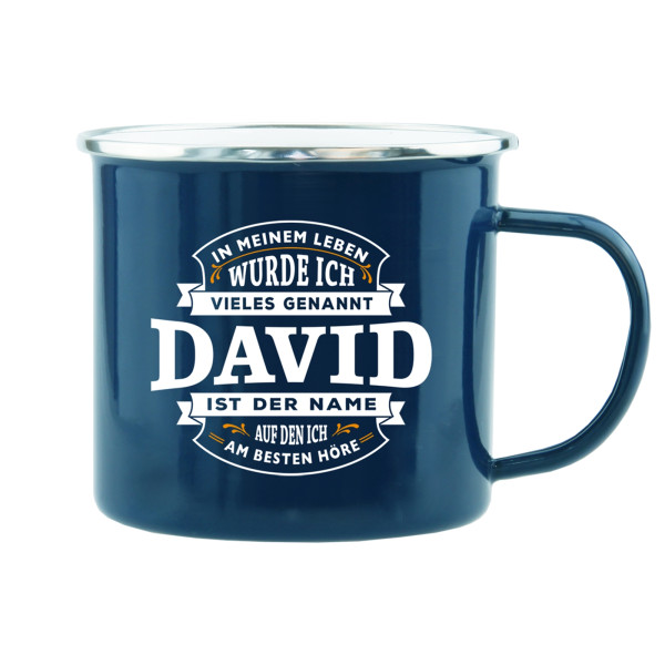 Echter Kerl Emaille Becher