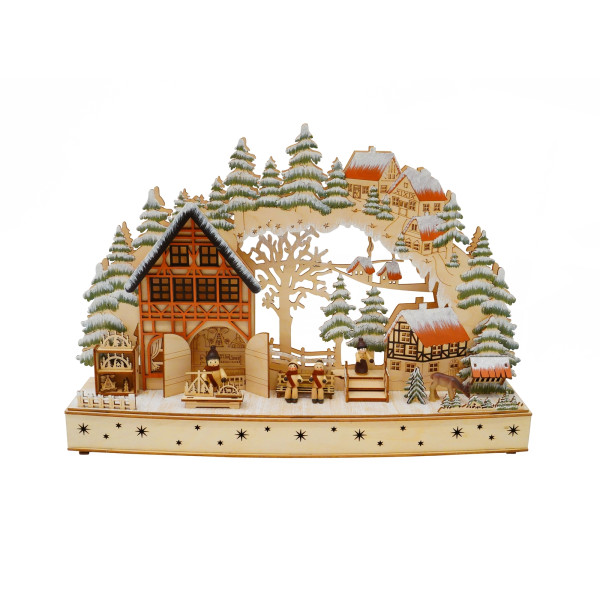 Weihnachtsdeko Dorfidylle