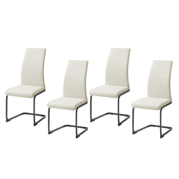 Schwingstuhl SallyP PU 4er Beige