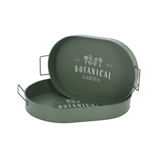 SERVIERTABLETT-SET 2TLG GRÜN