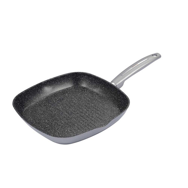 Grillpfanne 28x28cm Metallic Silver