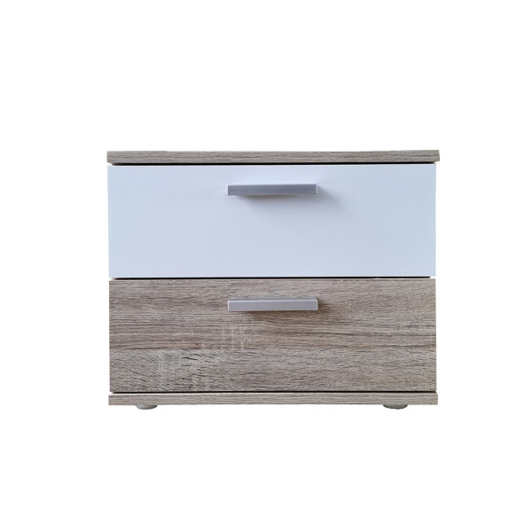 HTI-Line Nina mit zwei Schubladen Nachtschrank