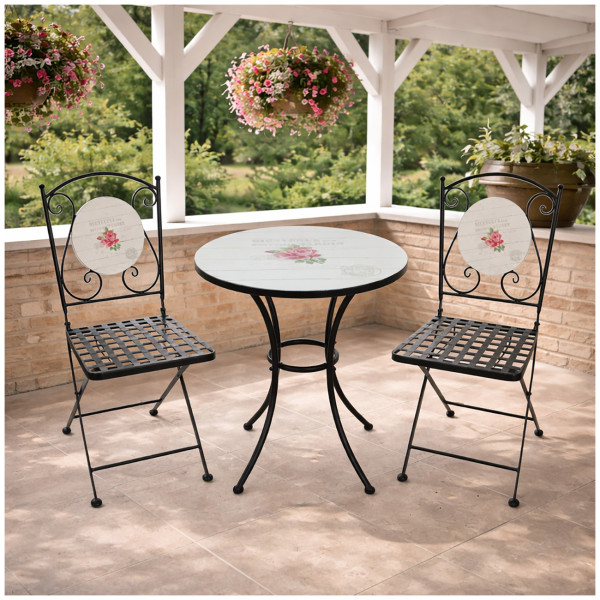 Gartentisch und 2 Stühle Celia Bienvenue