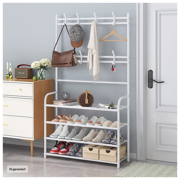 Garderobe Agosta Eisen / Plastik