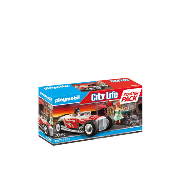 PLAYMOBIL 71078 Starter Pack Hot Rod