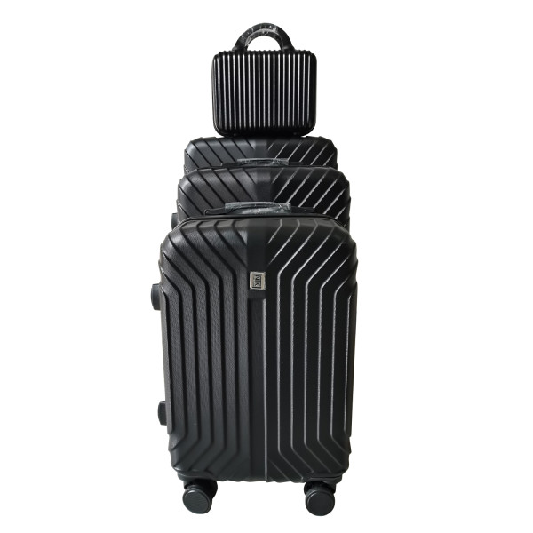 Kofferset Mabell 4-teilig Schwarz