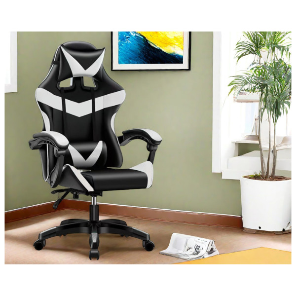 HTI-Living Krit Power Bürostuhl Schwarz/Weiß